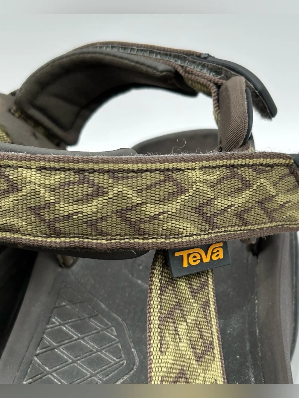 Teva Terra Fi Lite Men’s Sport Sandals Olive Hiking Trail Outdoor Adjustable